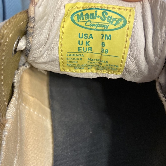 Maui Surf Company Shoes size 7M excellent condition perfect for summer - Picture 8 of 13